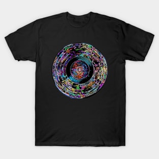 vinyl colorful T-Shirt